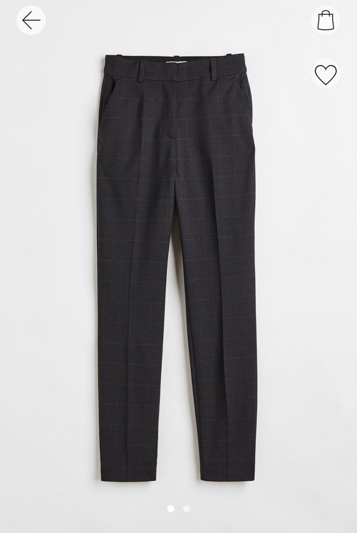 Dark grey 2025 cigarette trousers