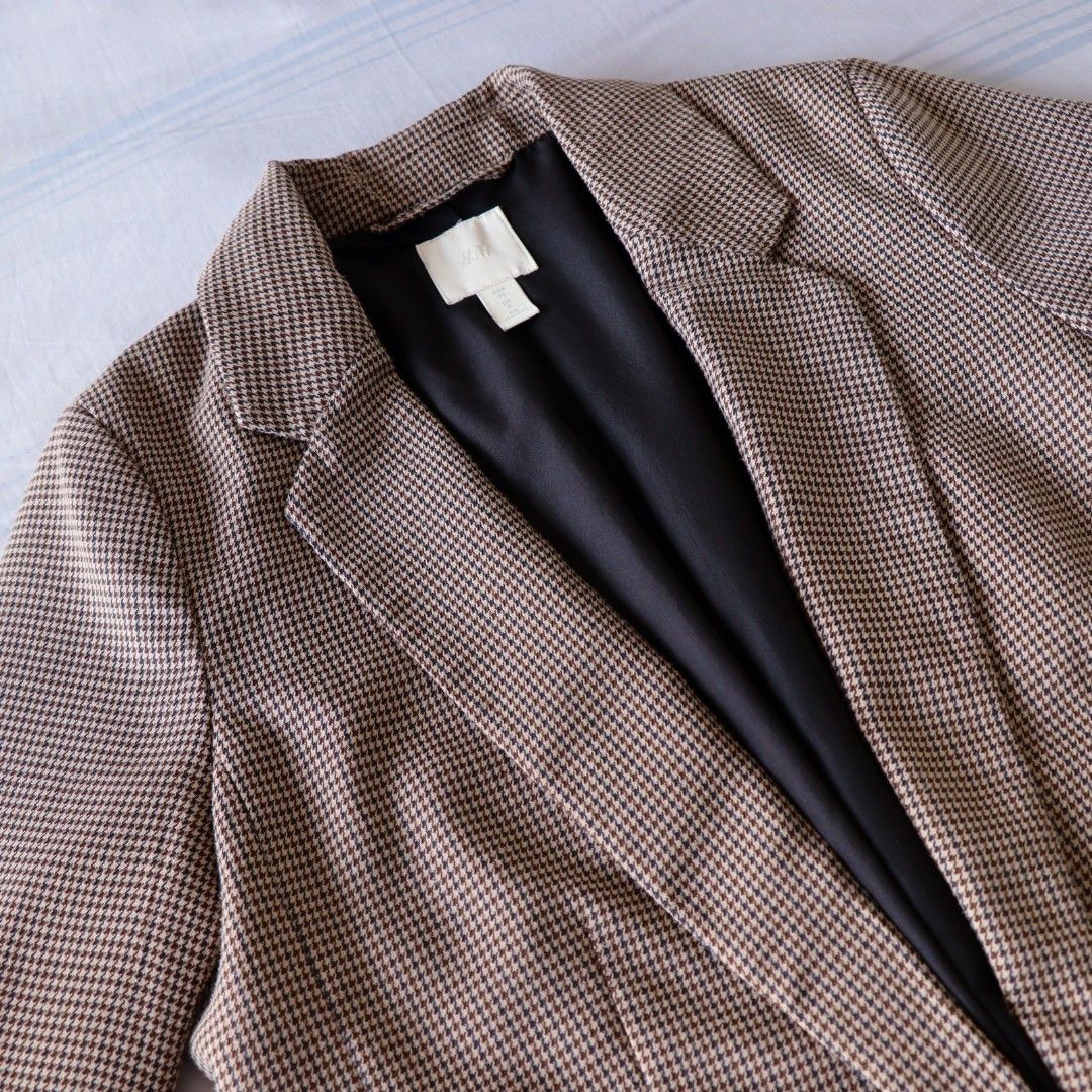 H&m longline shop blazer