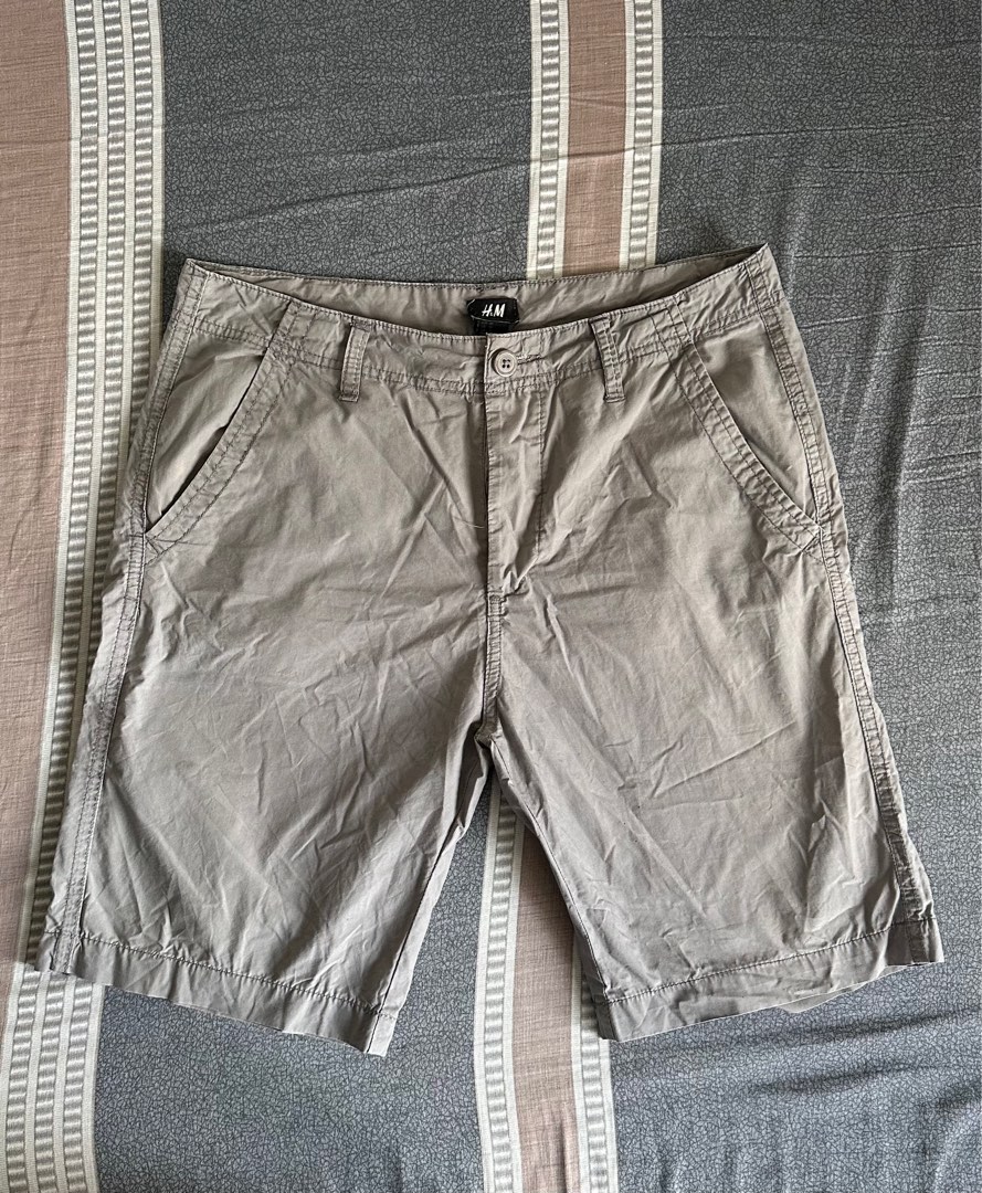 H&m mens grey shorts hot sale