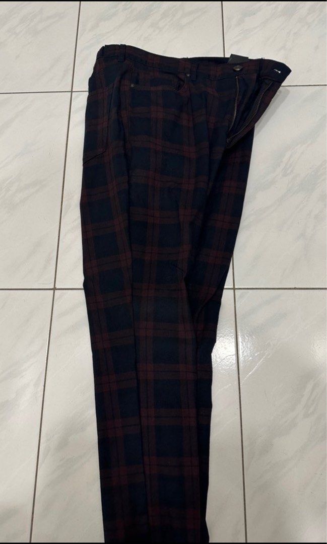 Plaid pants mens h&m on sale