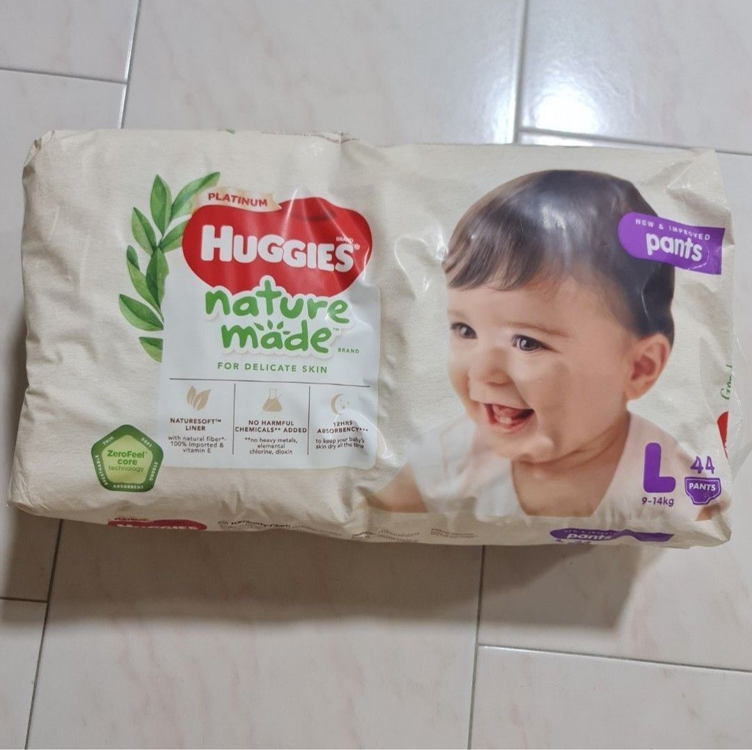 Huggies Diapers Pant size L, Babies & Kids, Bathing & Changing, Diapers