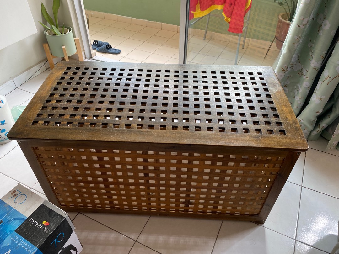 IKEA HOL storage table, Furniture & Home Living, Furniture, Tables