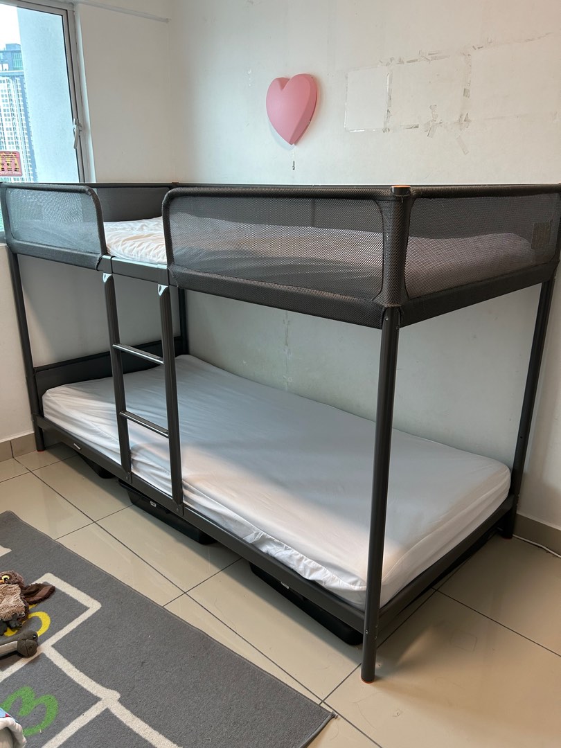 IKEA Tuffing bunk bed NO mattress, Furniture & Home Living, Furniture
