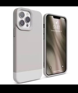 NEGOTIABLE Iphone 13 pro max case (white/silver) 