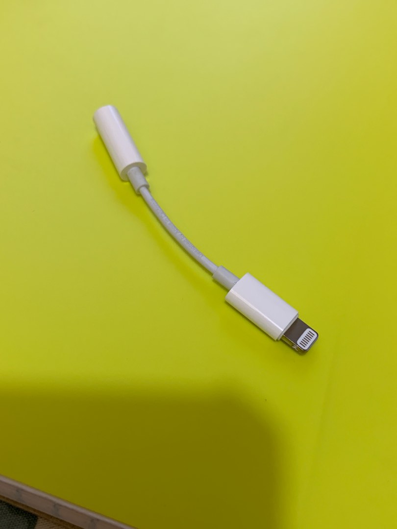 Iphone Lightning to Headphone Jack Adapter on Carousell
