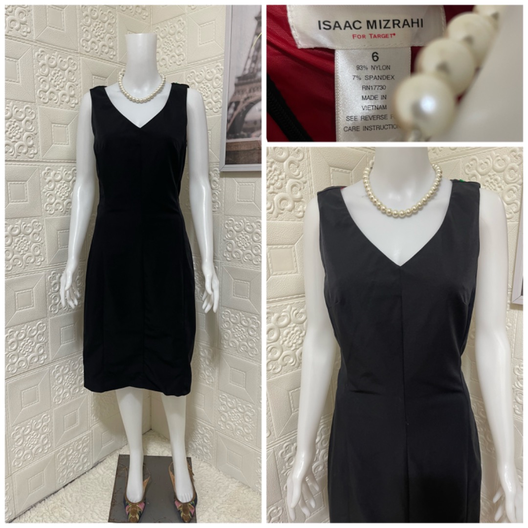 isaac mizrahi for target black dress