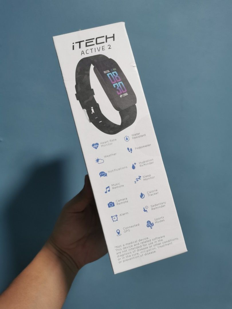 RUSH SALE Itech Active 2 Fashion Fitness Tracker W 3 Exercise