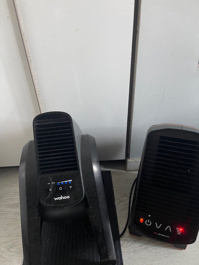 Jet black JetBlack Trainer Fan like wahoo headwind kickr for indoor