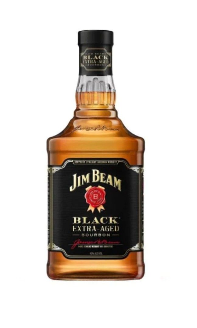 Jim Beam black extra aged bourbon whisky, Food & Drinks, Alcoholic