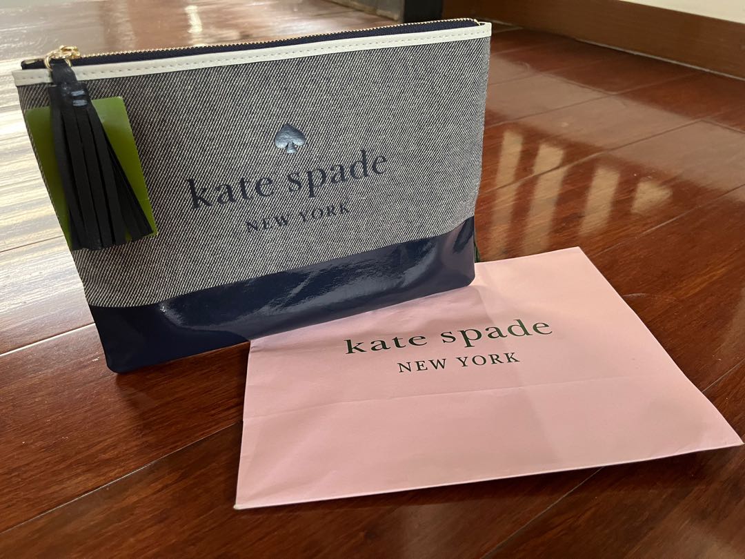 Kate spade large tassel pouch