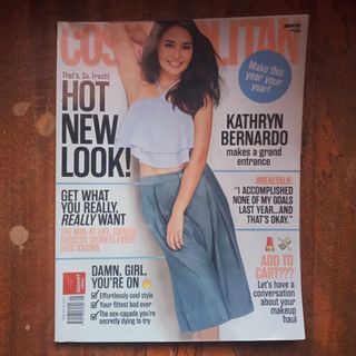 Kathryn Bernardo - Cosmopolitan Magazine Jan 2017