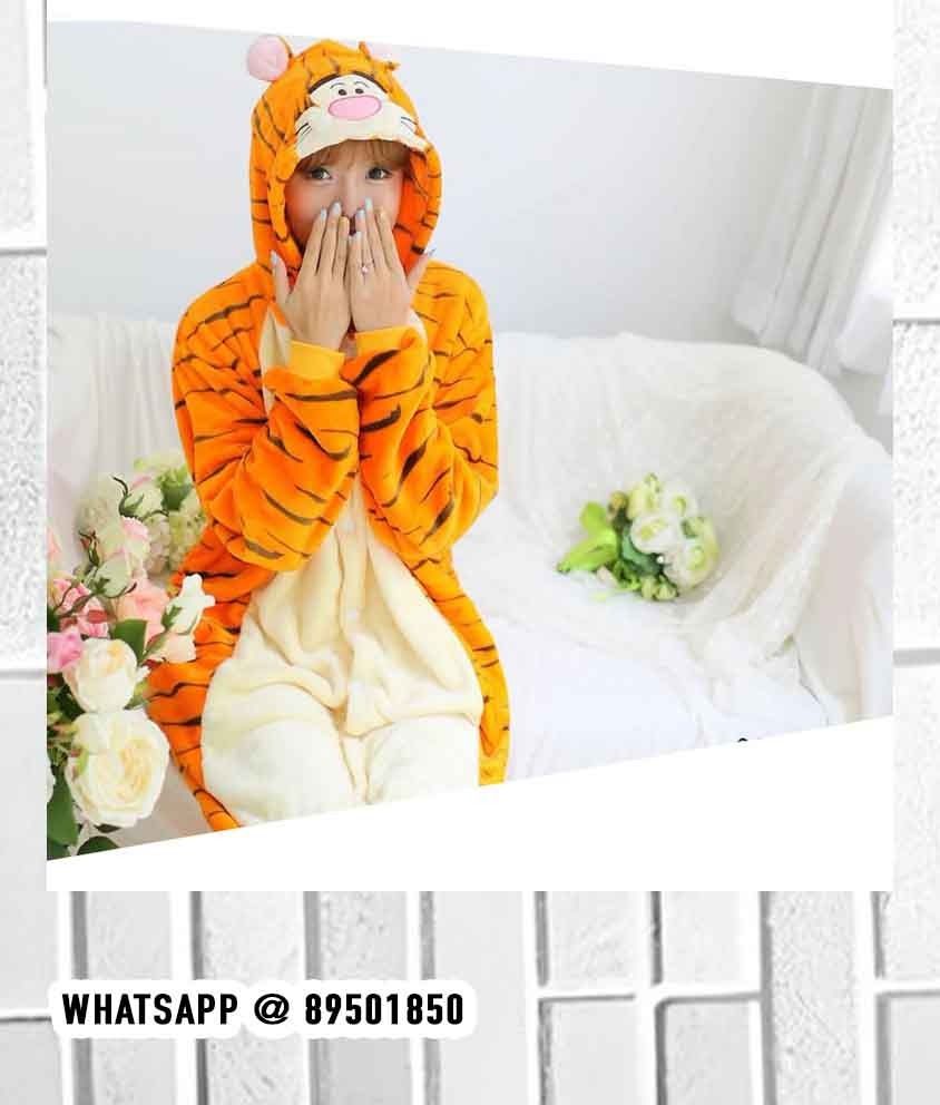 Kawaii Crocodile Girlfriend Boyfriend Hooded Pajamas Set main image 0