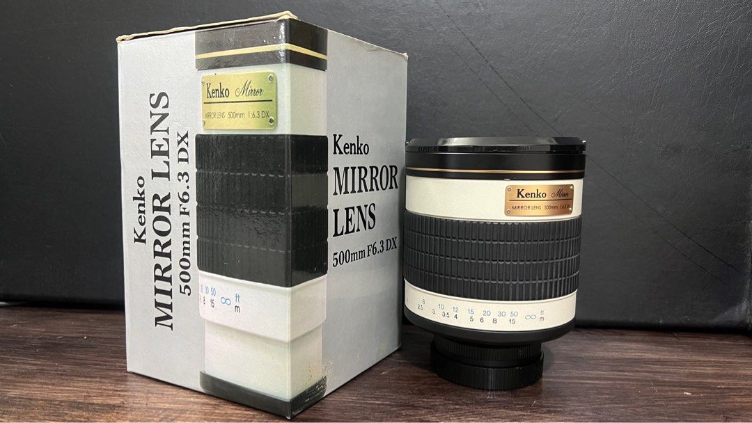 Kenko Mirror Lens 500mm F6.3 DX for canon 反射鏡波波鏡特效鏡, 攝影器材, 鏡頭及裝備- Carousell