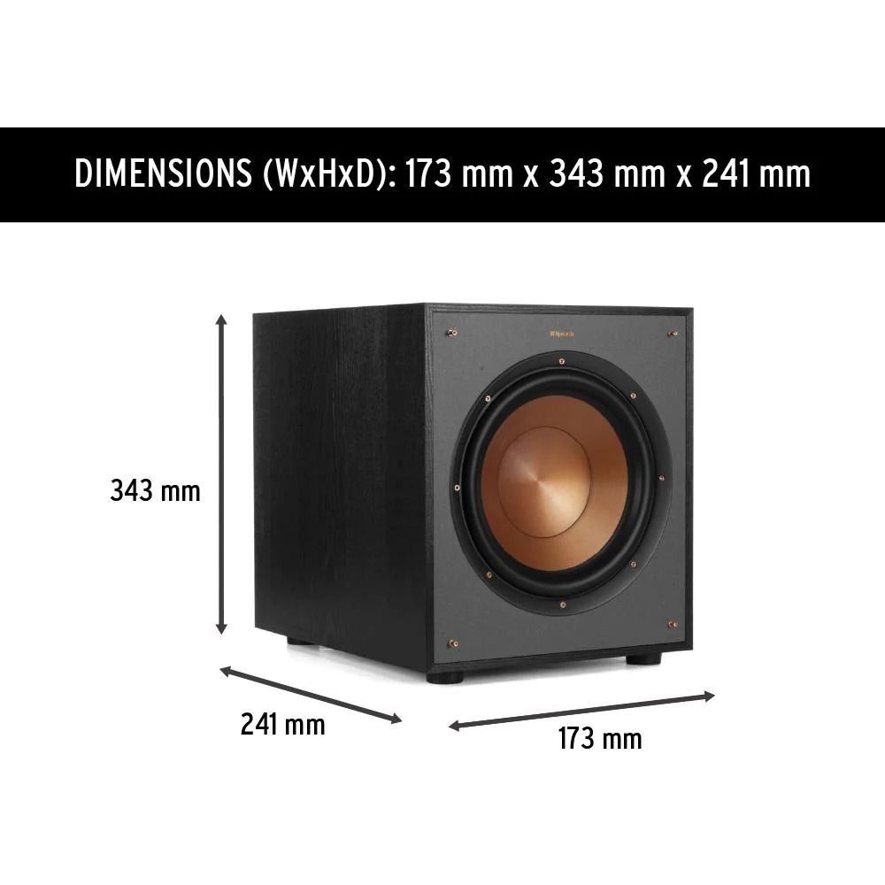Klipsch R-100SW Subwoofer, Audio, Soundbars, Speakers & Amplifiers on ...