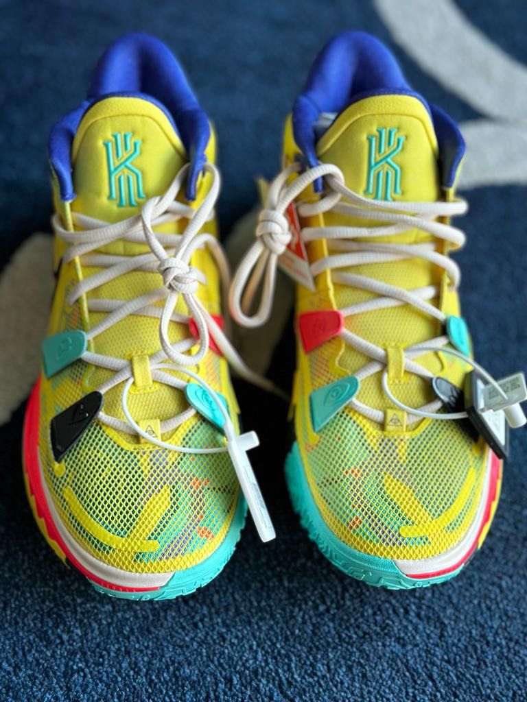 Kyrie 7 1 world 1 people is size 10 Men s Fashion Footwear Sneakers on Carousell