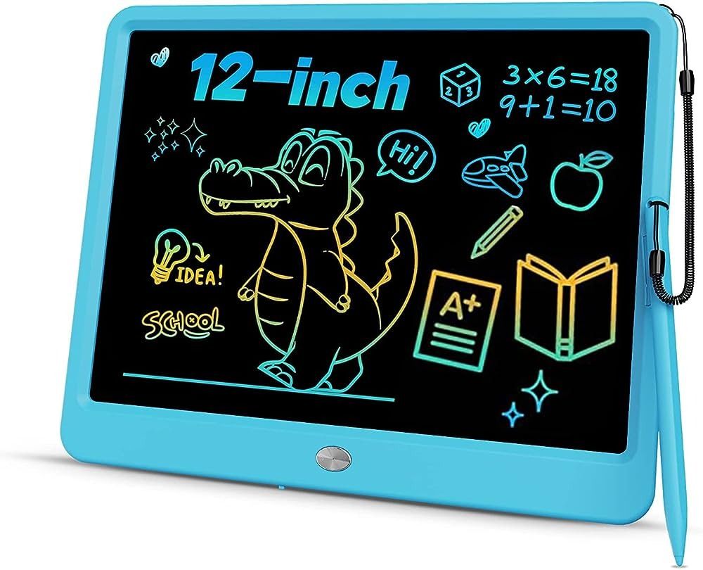 LCD Writing Pad / Drawing Tablet 12 Inch E-Writing Tablet MULTI COLOR ...