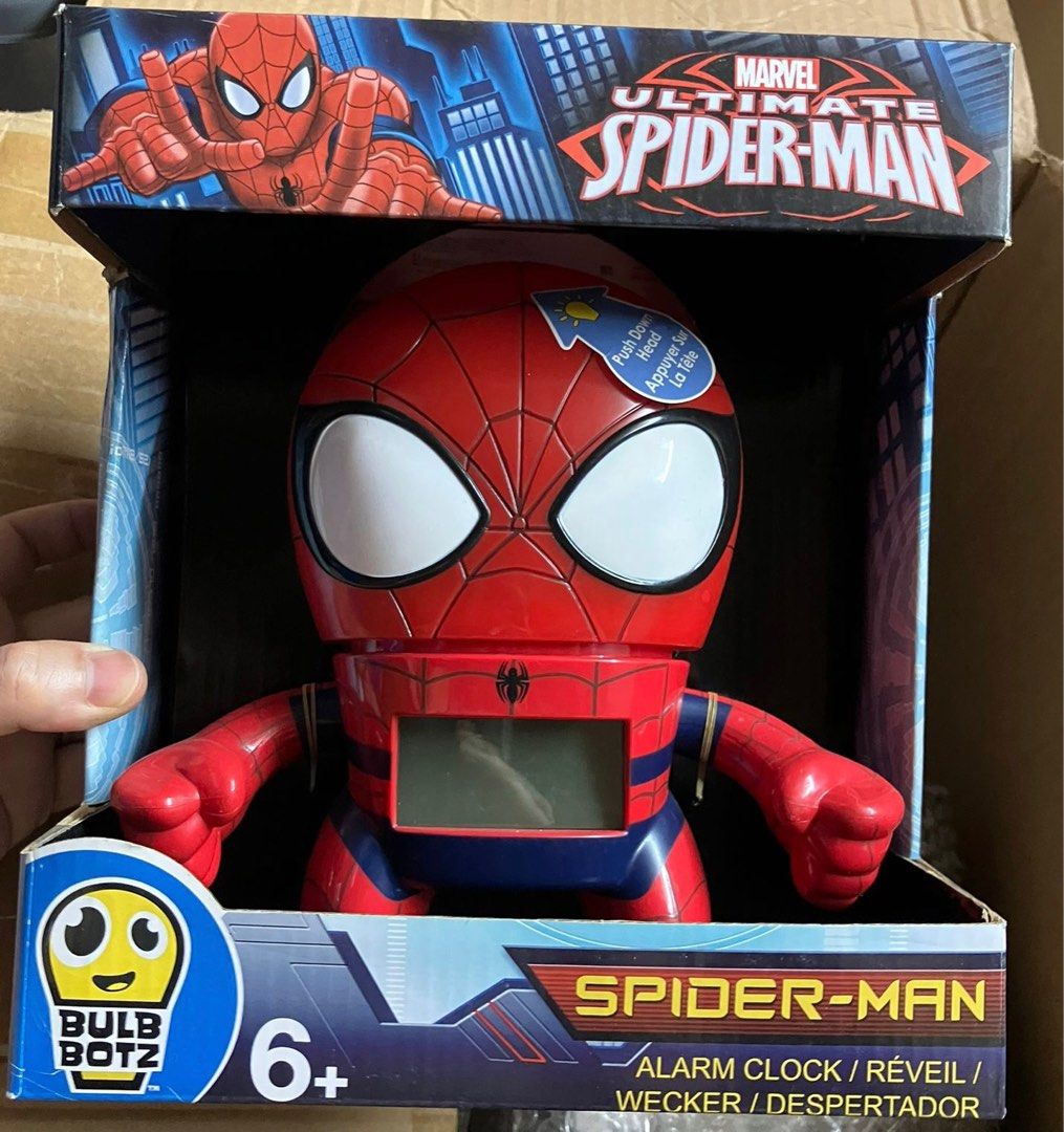 Spiderman cheap lego clock