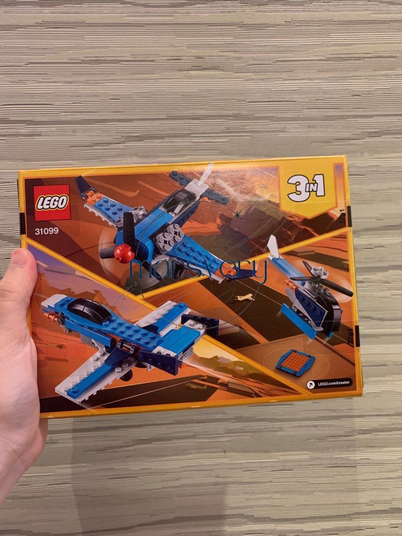Lego creator propeller plane 31099 on sale