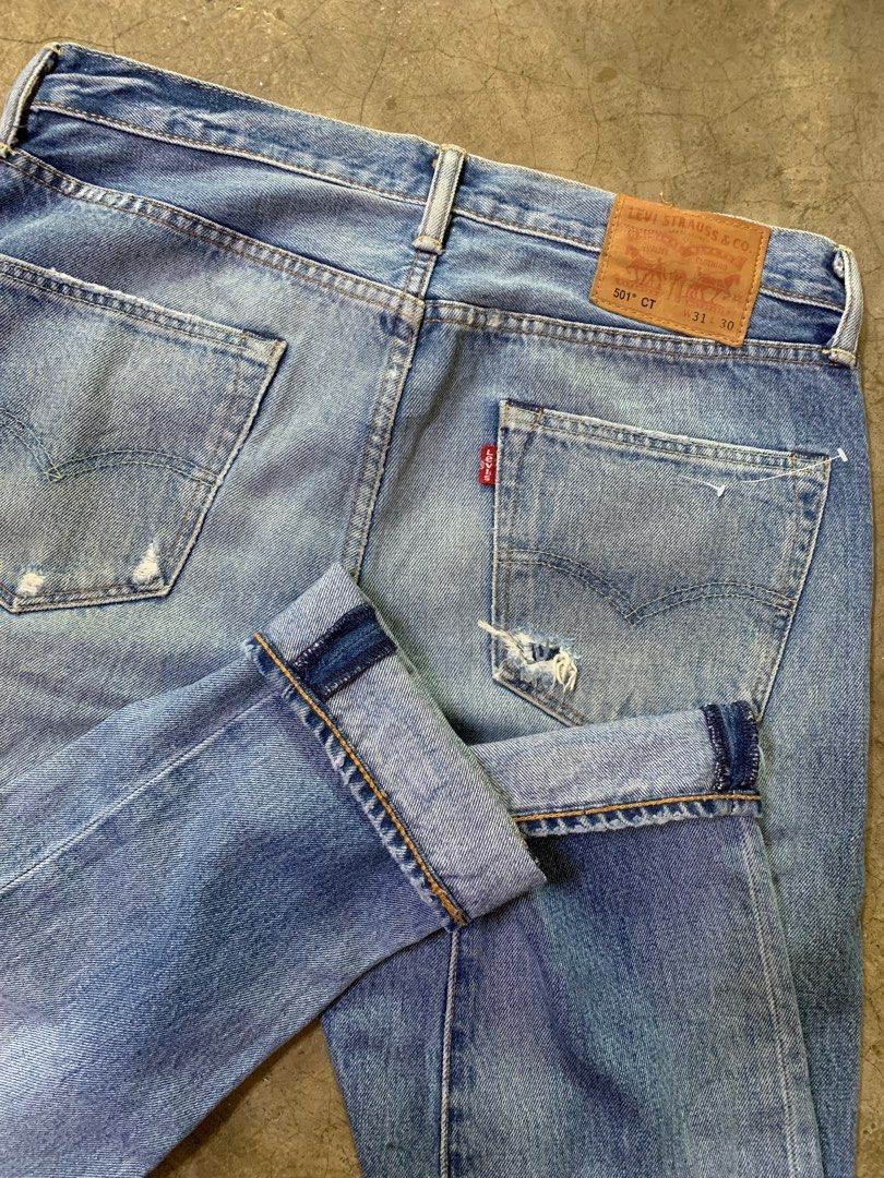 Levi's 501 hot sale ct selvedge