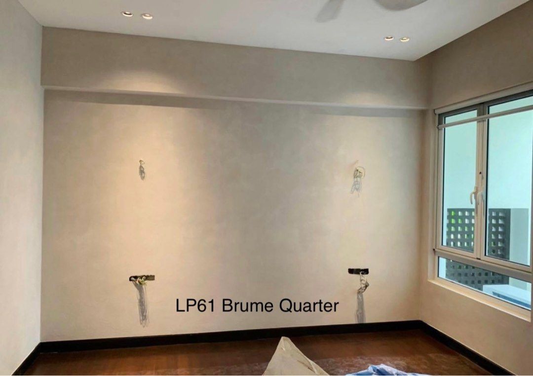 Limewash painting / limewash painting service / cement paint / textured paint / Special effect wall paints / textured painting / Momento / Suzuka strato / lime wash / limewash / cement painting / cement textured paint / cement effect paint / limewash (Category: Painting & Wallpaper) located in Singapore. Submitted by verticsg (Listing ID 1224534412, Image 3). Description: 👍 Nippon momento / Suzuka strato / limewash painting 👍over 100 colours an
