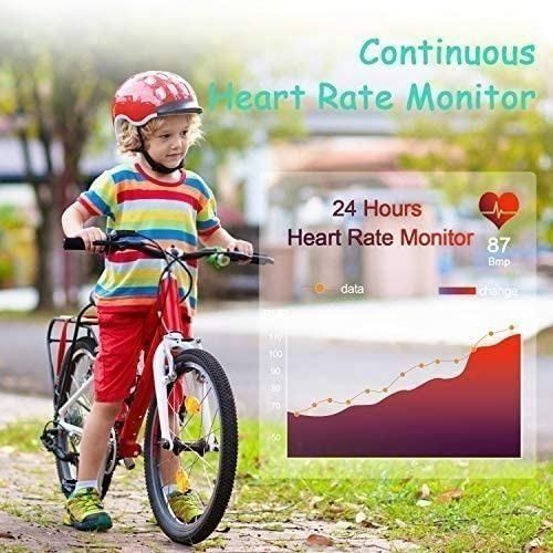 Lintelek Fitness Tracker Heart Rate Monitor Activity Tracker Pedometer Watch with Connected GPS Waterproof Calorie Counter 14 Sports Modes Step