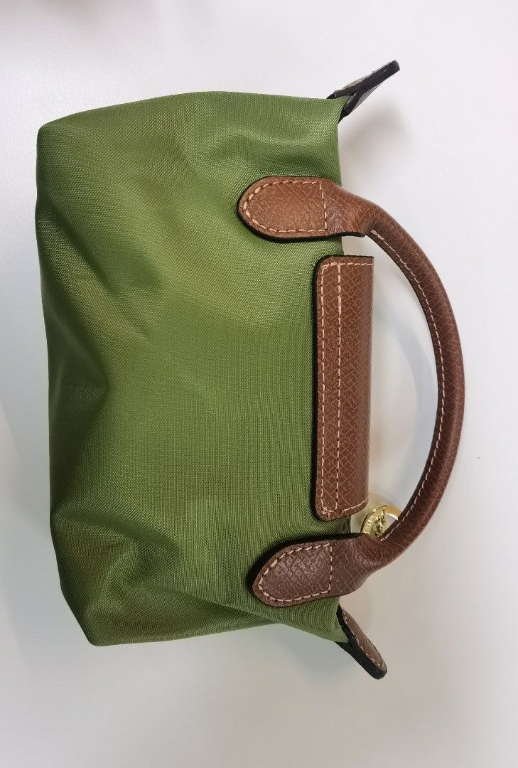 Le Pliage Original Pouch with handle Lichen - Recycled canvas (34175089P77)