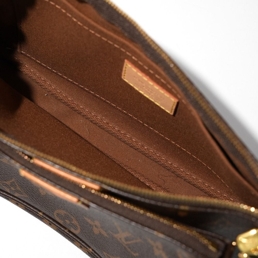 Louis Vuitton, Bags, Nib Louis Vuitton Double Zip Pochette In Black  Monogram Empreinte Leather