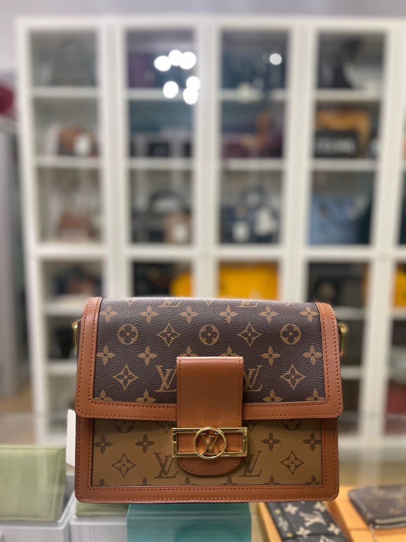 Louis Vuitton Dauphine MM Reverse Monogram Bag, Luxury, Bags & Wallets on  Carousell