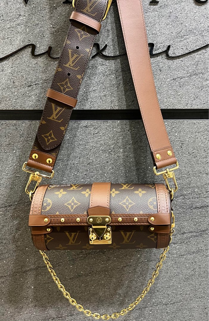 Louis Vuitton Trunk Papillon Monogram Bag, Luxury, Bags & Wallets