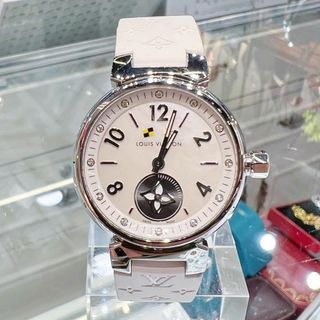Louis vuitton white ceramic gold plated stainless steel leather monterey  lv2 180316 womens wristwatch 37 mm Watches in Delhi - Fashion Beauty на   07.09.2021