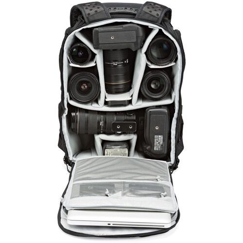 Lowepro ProTactic BP 450 AW II Camera and Laptop Backpack Black 25L Photography Photography Accessories Camera Bags Carriers on Carousell