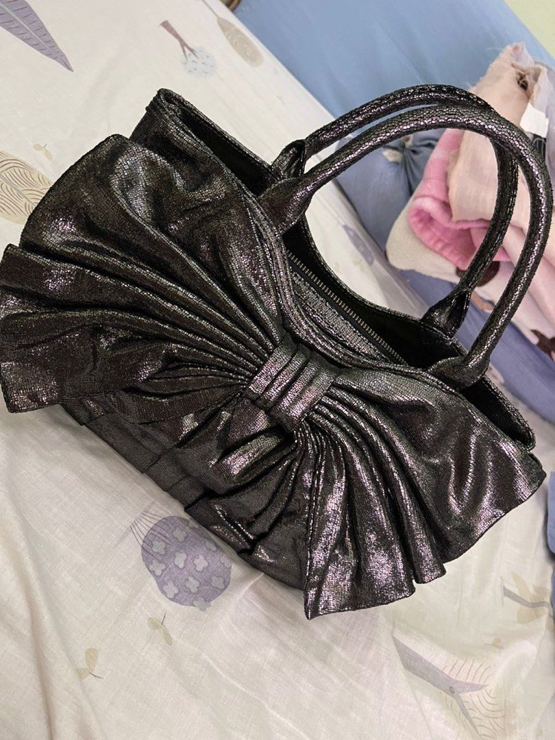 Lulu Guinness Sparkle Bow Medium Bag