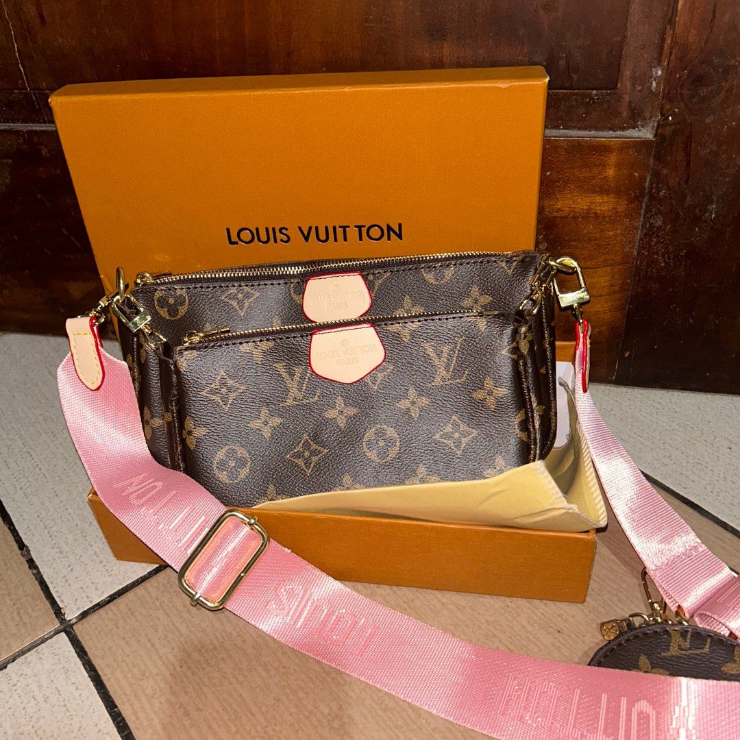 Louis Vuitton Multi Pochette Accessoires Monogram Khaki Dupe