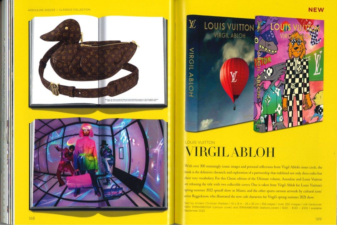 Louis Vuitton: Virgil Abloh Book Classic Cartoon Cover Assouline