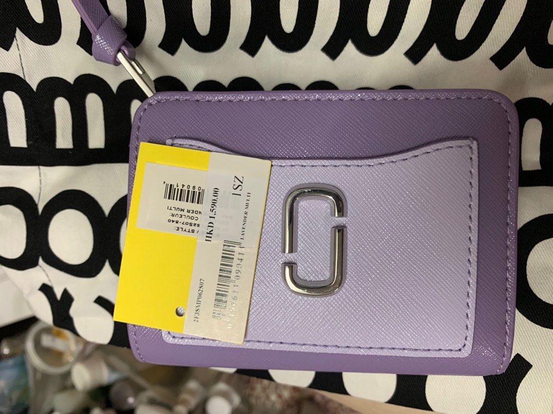 Marc Jacobs 'the Utility Snapshot Mini Compact Wallet' in Purple