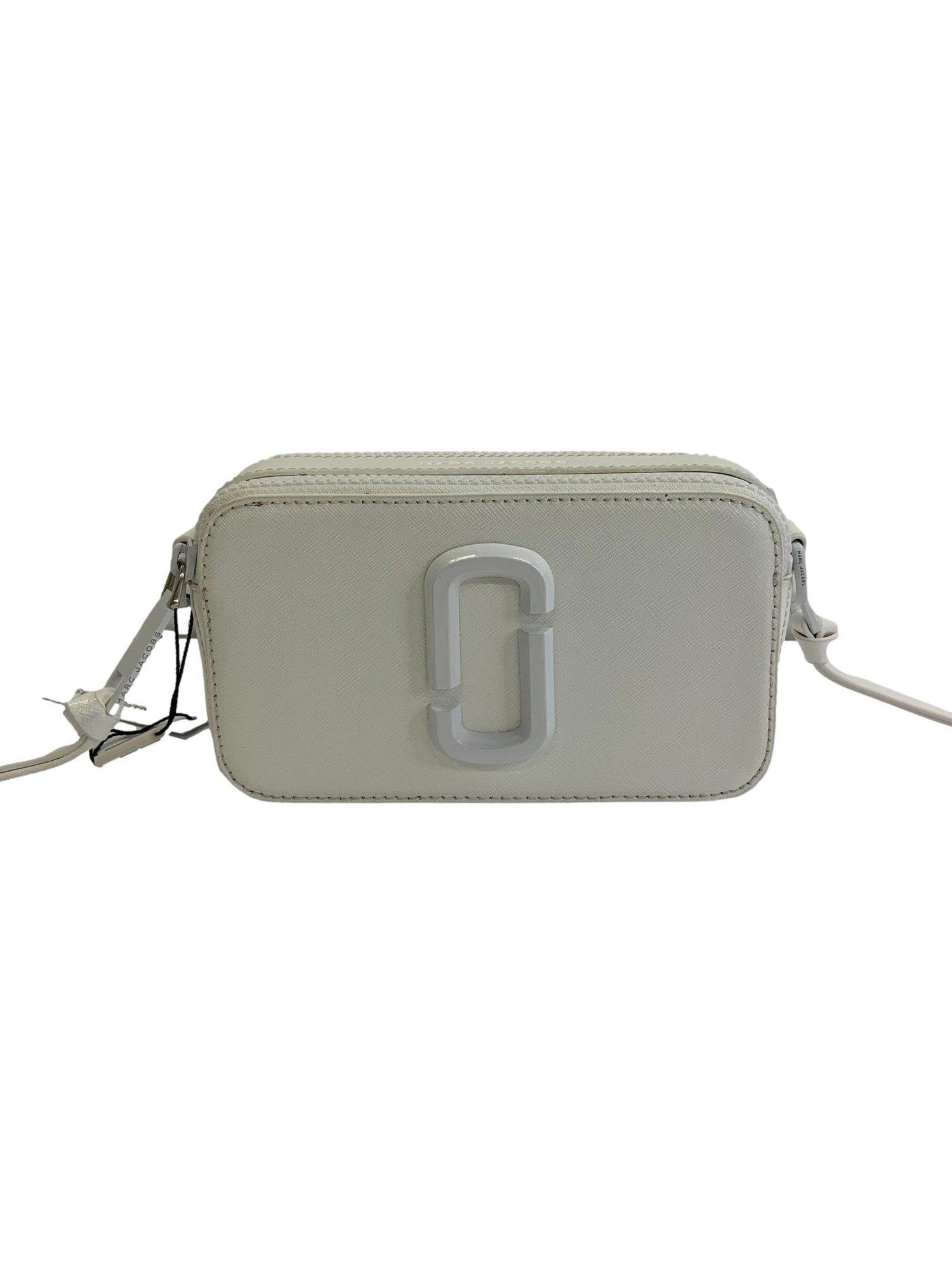 Marc jacobs deals white snapshot bag