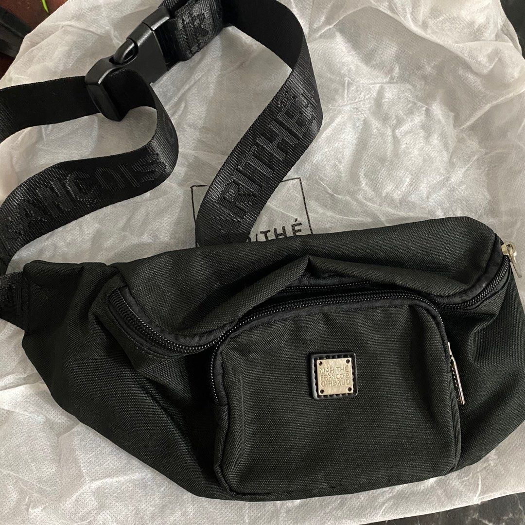 Marithe Francois Girbaud Black Belt Bag Fanny Pack