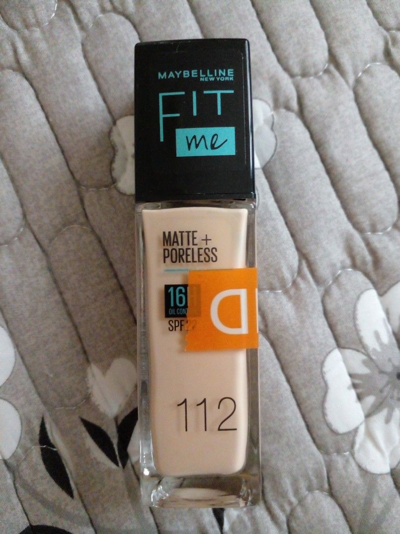 Maybelline Fit Me Foundation 112, Beauty & Personal Care, Face, Makeup ...