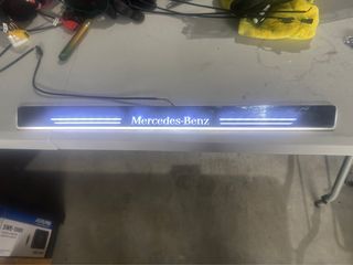 Mercedes W118 W177 W176 W156 W117 W204 W205 W253 W207 W212 LED Leg Door plate scarf sill front and rear