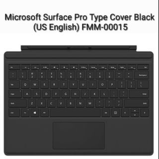 原裝 微軟 全新未開封 實體鍵盤保護蓋 黑色 英文版 Microsoft Surface Pro Type Cover Black (US English) FMM-00015 For Surface Pro 7, Surface Pro 6, Surface Pro 5, Surface Pro 4, Surface Pro 3