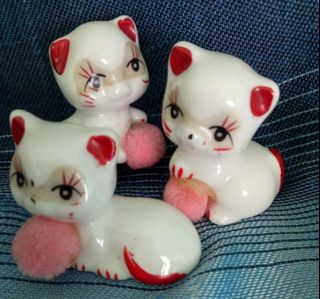 Vintage Cats Figurine Collection item 2