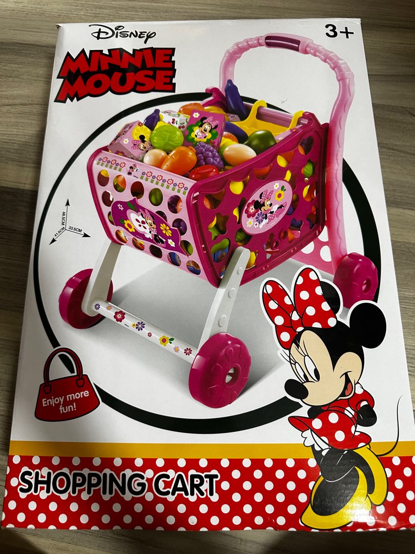 Minnie mouse shopping hotsell cart cover
