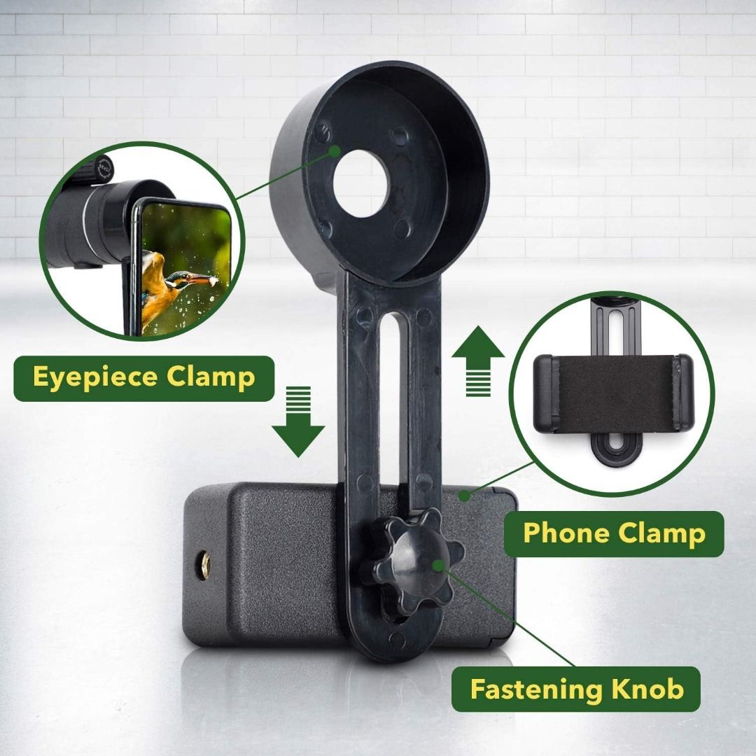 Monocular Telescope Mount Kit Handheld Adapter iPhone Mount