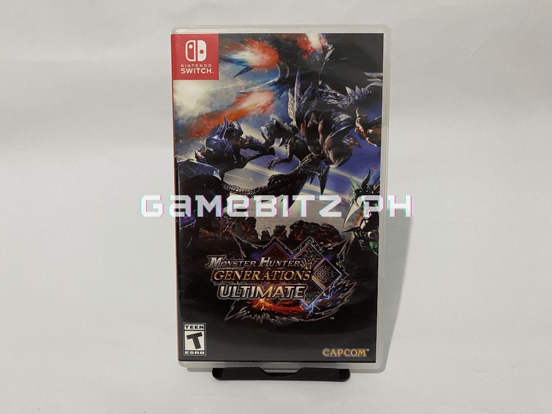 Monster Hunter Generations Ultimate Nintendo Switch Lite Oled Game (Category: Nintendo) located in Tarlac. Submitted by gamebitzph (Listing ID 1251735306, Image 1). Description: Monster Hunter Generations Ultimate for Nintendo Switch/Lite/Oled Pre-owned/Used The game cartridge has been tested and working location: Tarlac area shipping: J&T or LBC (payment first via gcash or bank account. buyer will shoulder the shipping fee) COD is also available