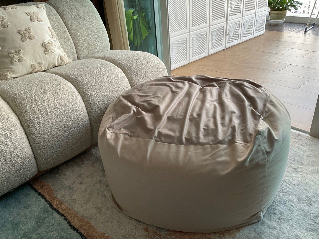 Muji Bean Bag / Beads Sofa, Furniture & Home Living, Furniture, Sofas