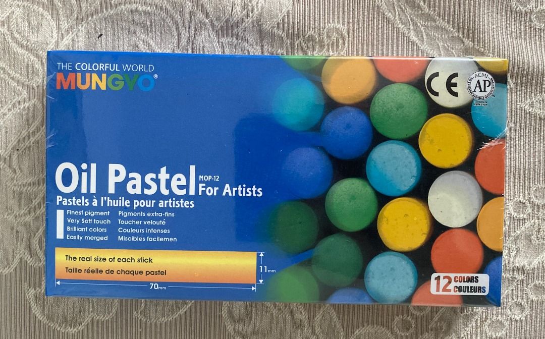 Mungyo Gallery Oil Pastels Cardboard Box Set of 36 Standard - Assorted Colours