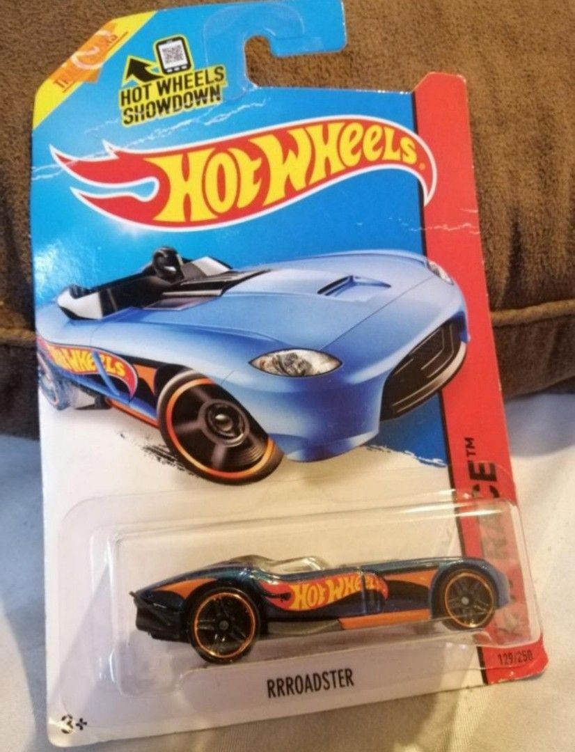 New Rrroadster Convertible Blue HW Race Hot Wheels HotWheels Car