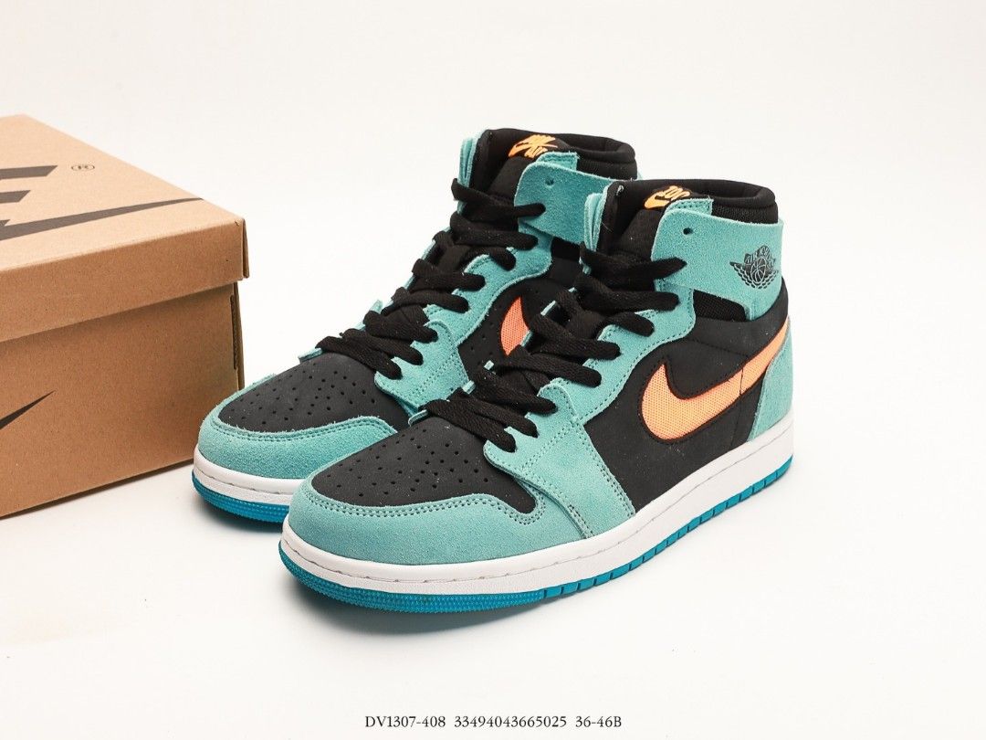 Jordan 1 light aqua top