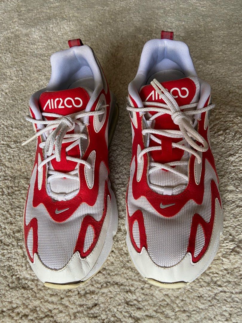 Nike air max 200 red and white hotsell