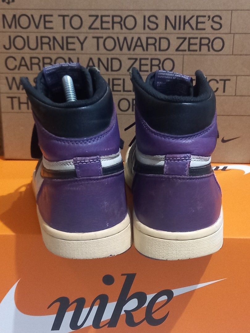aj1 court purple white